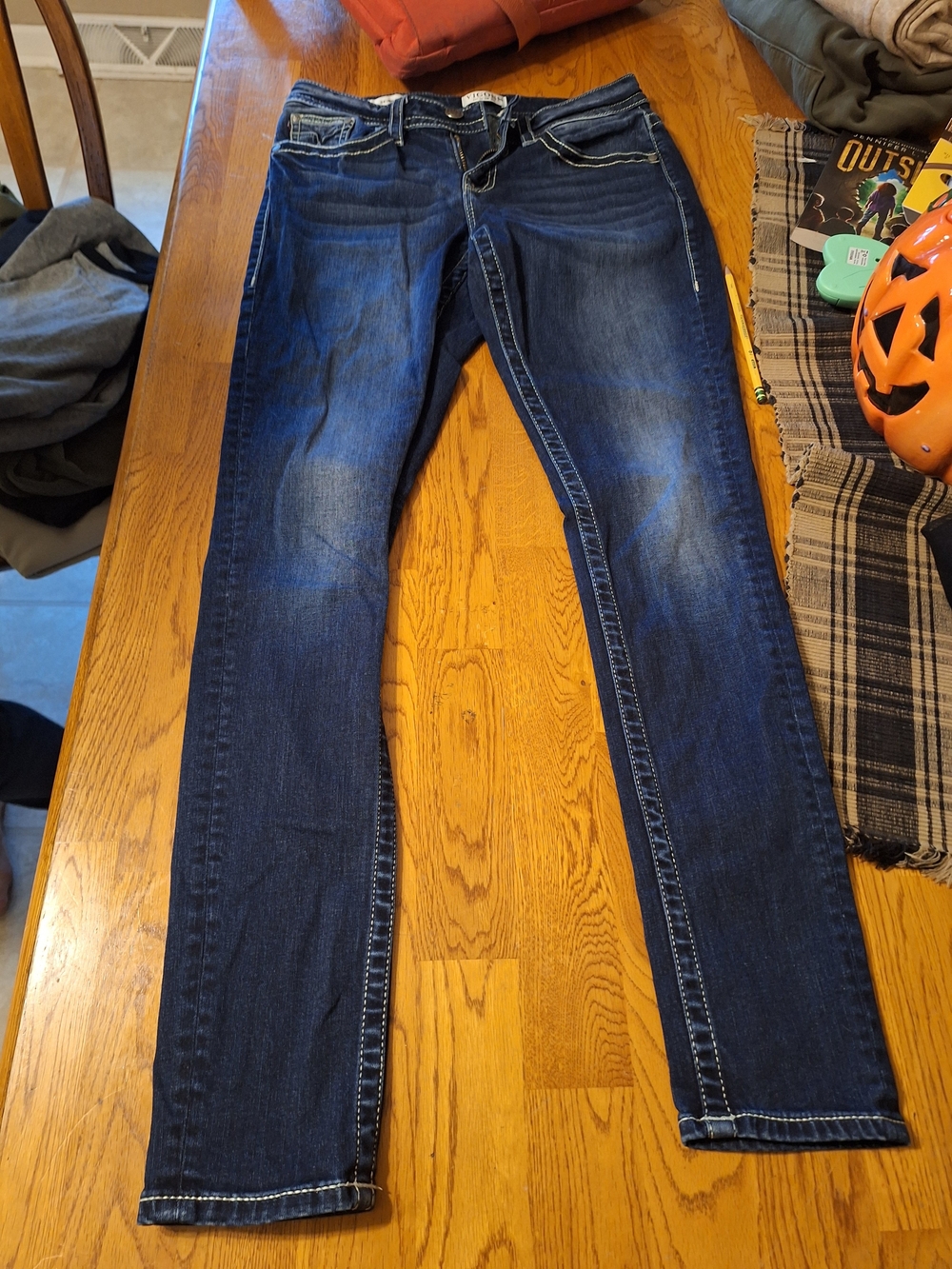 Vigoss Slim Straight Dark Blue Jeans